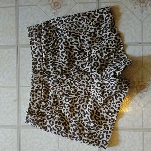 Leopard  shorts j crew